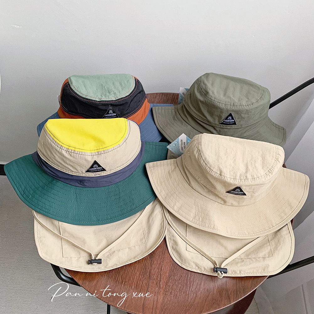 アウトドア　帽子 冒険家の首筋ガードハット