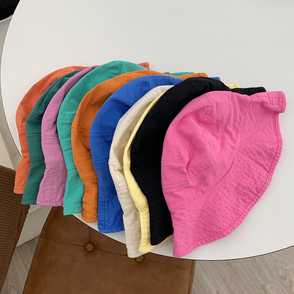 アウトドア　帽子 小顔効果つば広バケットハット紫外線対策帽子