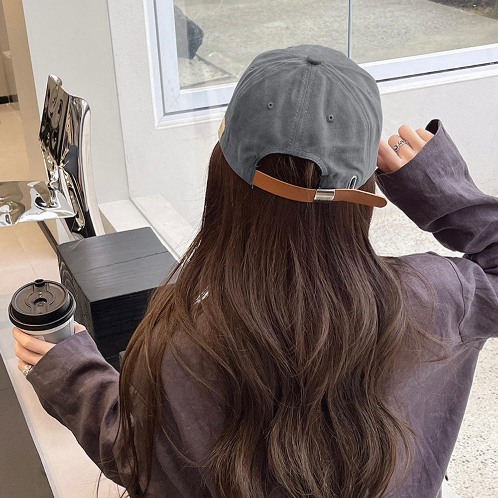 アウトドア　帽子 紫外線対策キャップ ロゴワッペン付き 男女兼用