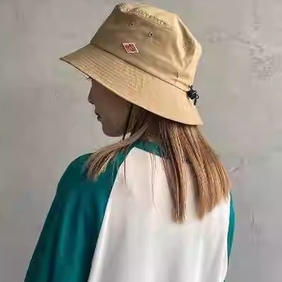 アウトドア　帽子 あご紐付き 遮光バケットハット
