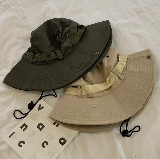 アウトドア　帽子 男女兼用バケットハット日焼け対策アウトドア帽子