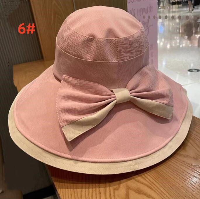 アウトドア　帽子 女性用つば広帽子 日よけ紫外線対策 リボン付きサマーハット