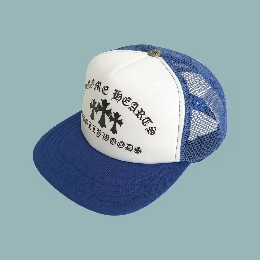 アウトドア　帽子 クロス模様 フラットキャップ