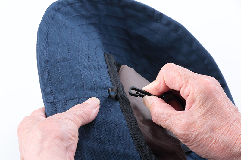 アウトドア　帽子 防水撥水バケットハット 折りたたみ雨帽子