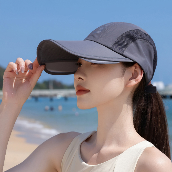 アウトドア　帽子 日よけ帽子 男女兼用 吸汗速乾 紫外線対策キャップ