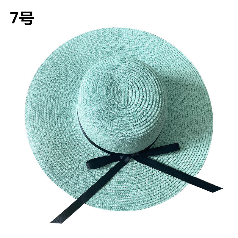 アウトドア　帽子 つば広麦わら帽子 日よけ草編みハット 折りたたみ可能