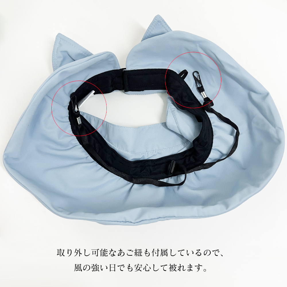 アウトドア　帽子 つば広サンバイザー 紫外線対策 小顔効果 リボン付き