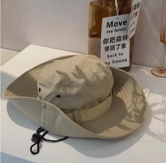 アウトドア　帽子 男女兼用バケットハット日焼け対策アウトドア帽子