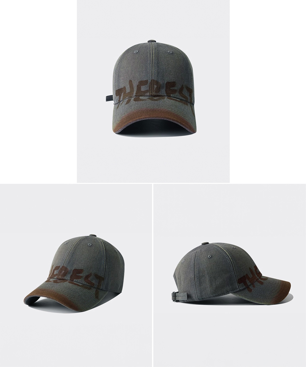 アウトドア　帽子 野球帽 文字ロゴ 小顔効果 深めキャップ