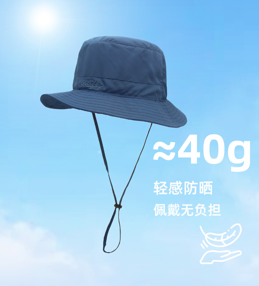 アウトドア　帽子 コンパクト収納日よけハット