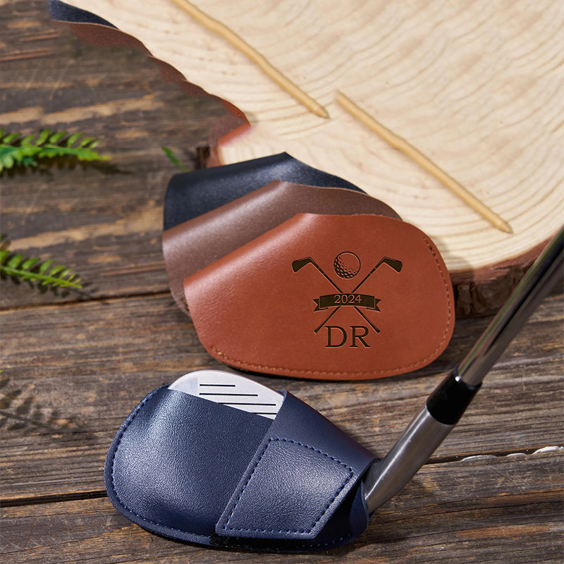ヘッドカバー 高級合成皮革製アイアン用保護カバー