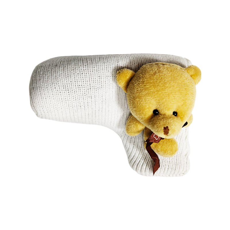 ヘッドカバー パターカバー くまのぬいぐるみ付きカバー