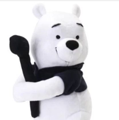 ヘッドカバー ふわもこ白くま抱きつきウッドカバー