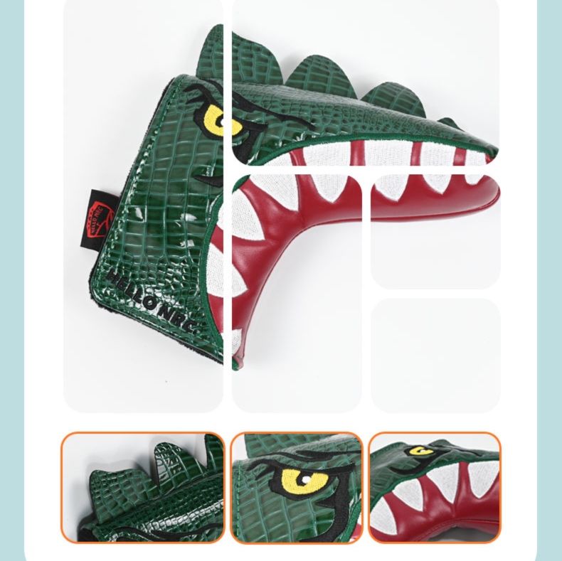 ヘッドカバー 恐竜型パターカバー