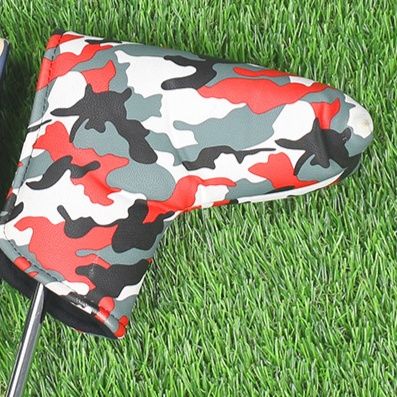 ヘッドカバー パターカバー 迷彩柄高品質ゴルフクラブ保護カバー