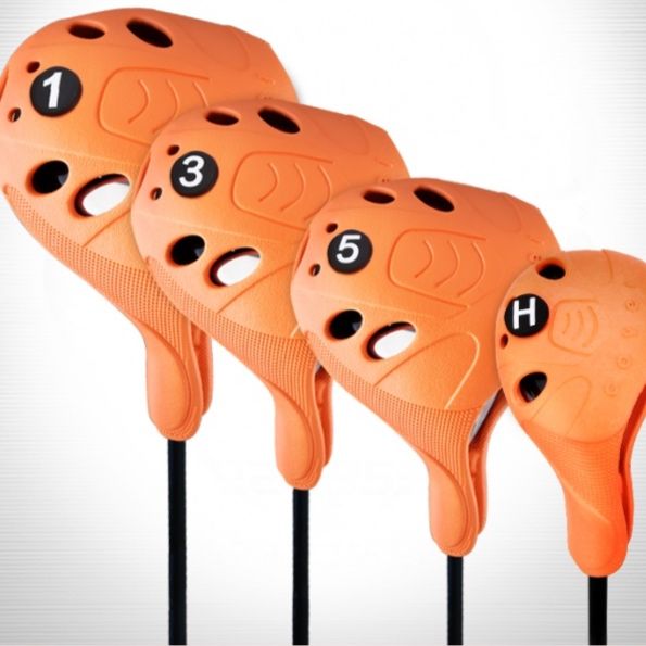 ヘッドカバー 高保護シリコン製ドライバーヘッドカバー