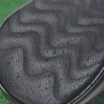 ヘッドカバー 星型エンボス加工厚手生地ウッドカバー