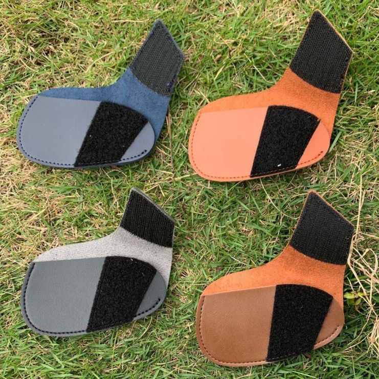 ヘッドカバー 合成革素材のマレット型パターカバー