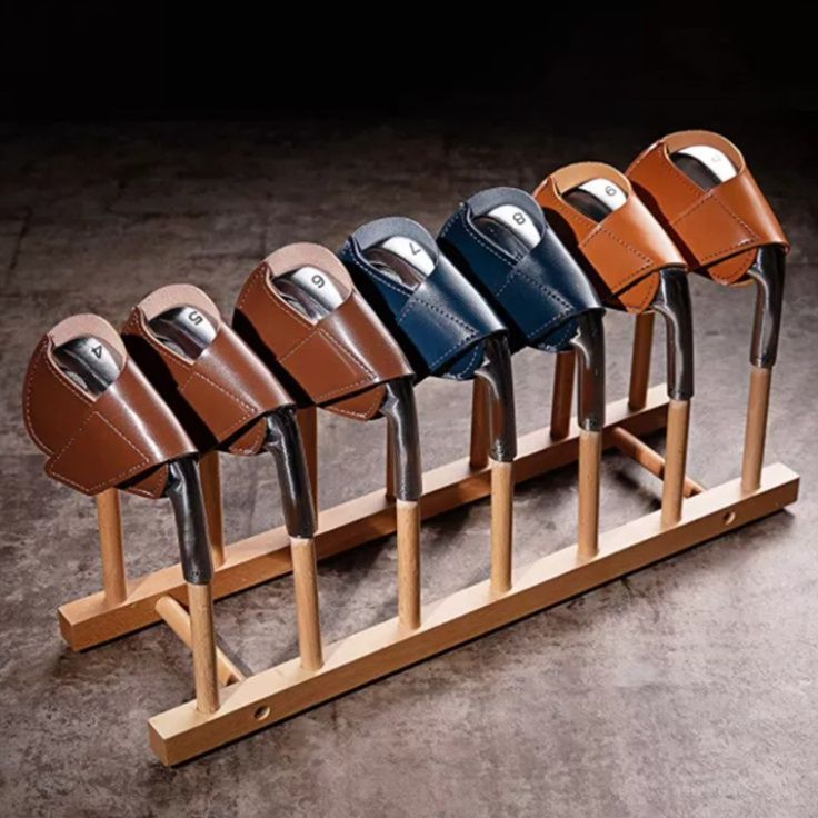 ヘッドカバー 合成革素材のマレット型パターカバー