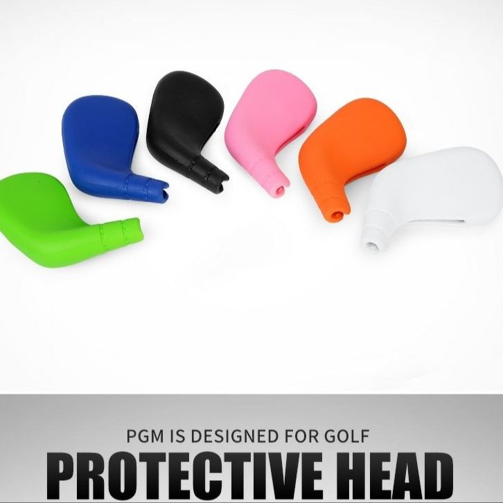 ヘッドカバー 番号窓付き中空設計 アイアンカバー七本セット