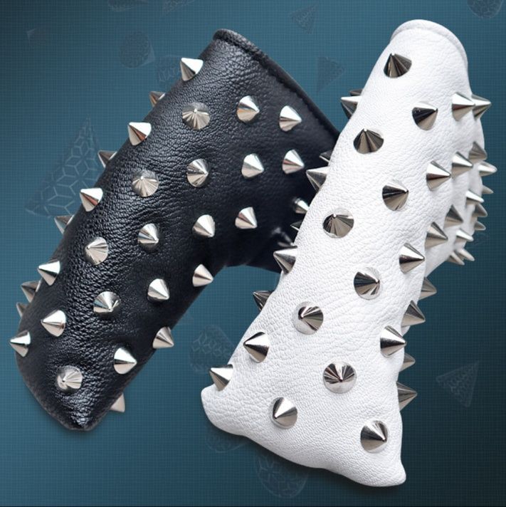 鋲打ち装飾パター用ヘッドカバー