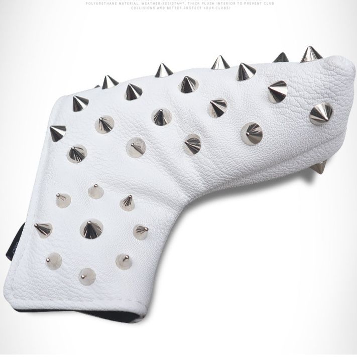 鋲打ち装飾パター用ヘッドカバー