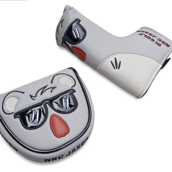 ヘッドカバー サングラスコアラのかわいい動物型ウッドカバー