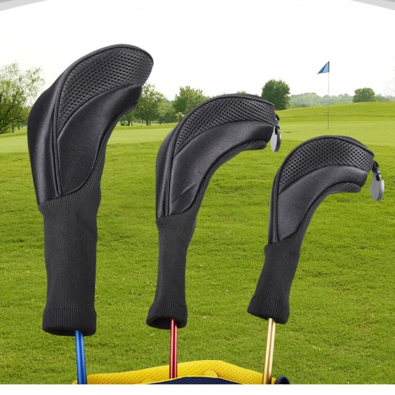 ヘッドカバー 網目デザイン三点セット用ドライバーカバー