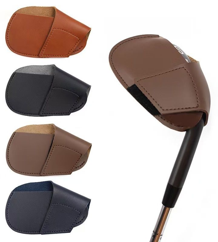 高級合成皮革仕様アイアン用ヘッドカバー