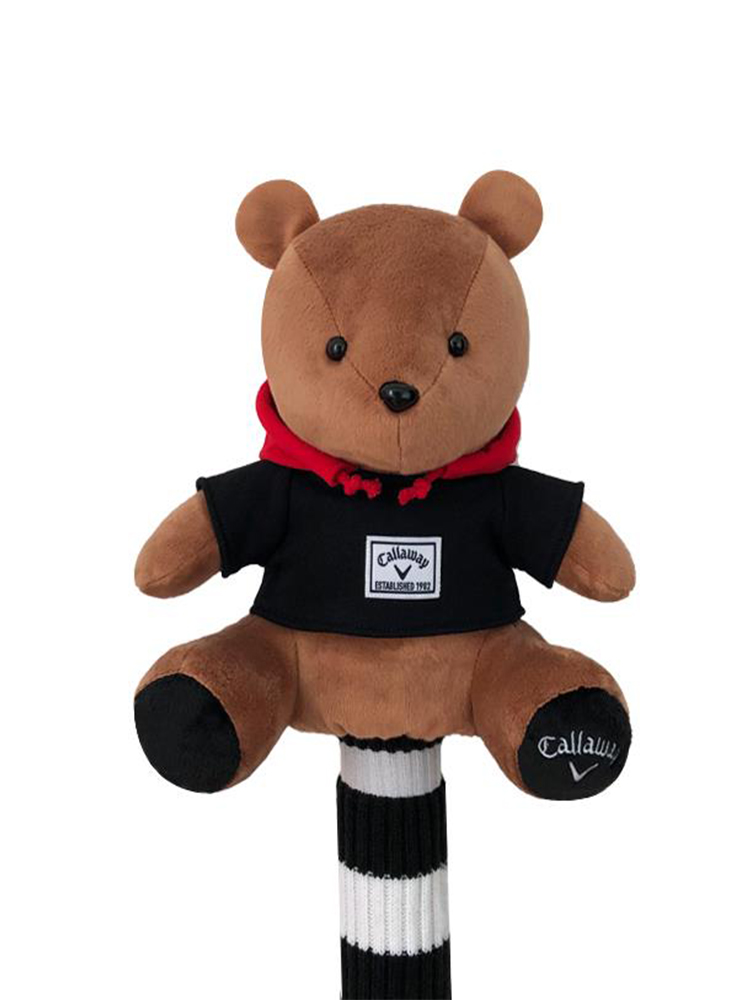 ヘッドカバー ヘッドカバー ふわもこクマさんウッドカバー
