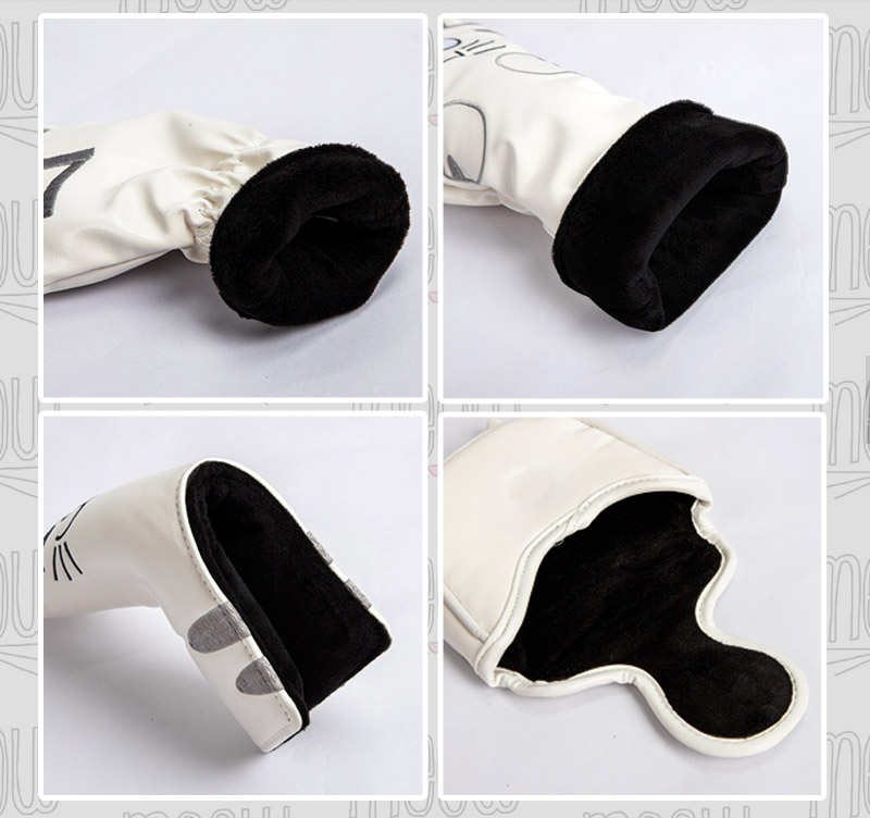 ヘッドカバー 高品質合成皮革製ドライバーヘッドカバー