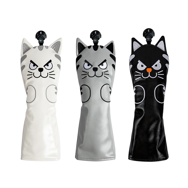 ヘッドカバー 高品質合成皮革製ドライバーヘッドカバー