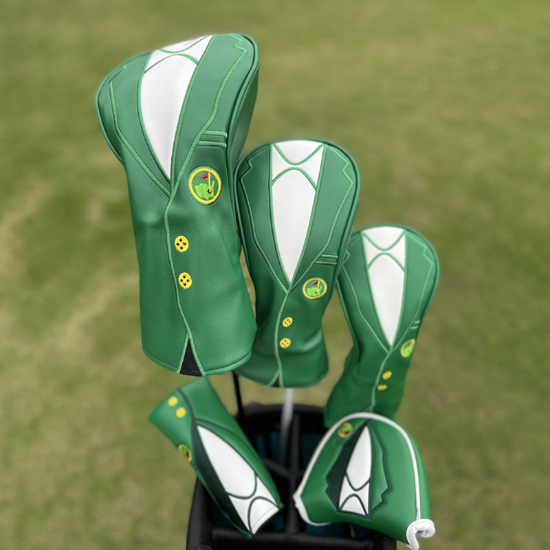 ヘッドカバー 紳士ジャケット風デザインアイアンカバー