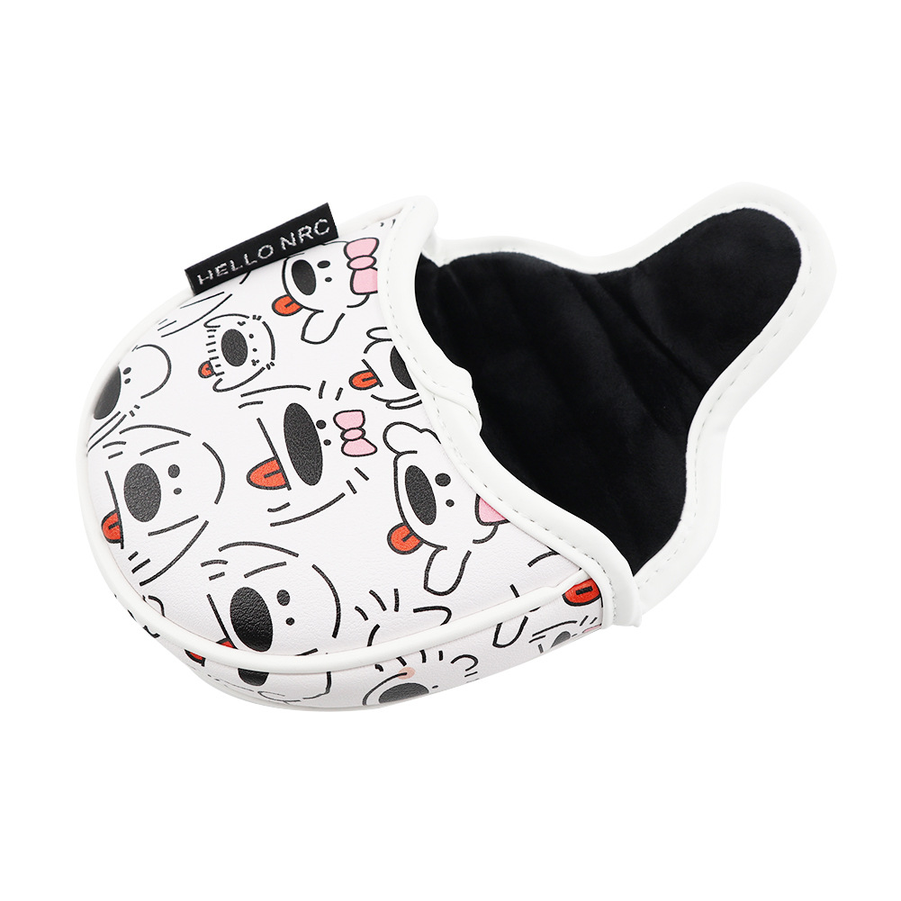 ヘッドカバー 愛犬柄の可愛いヘッドカバー パターカバー