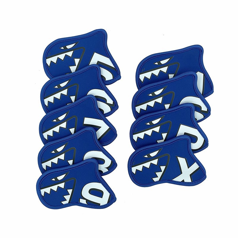 ヘッドカバー 怪獣モチーフ番号付きアイアンカバー10個組