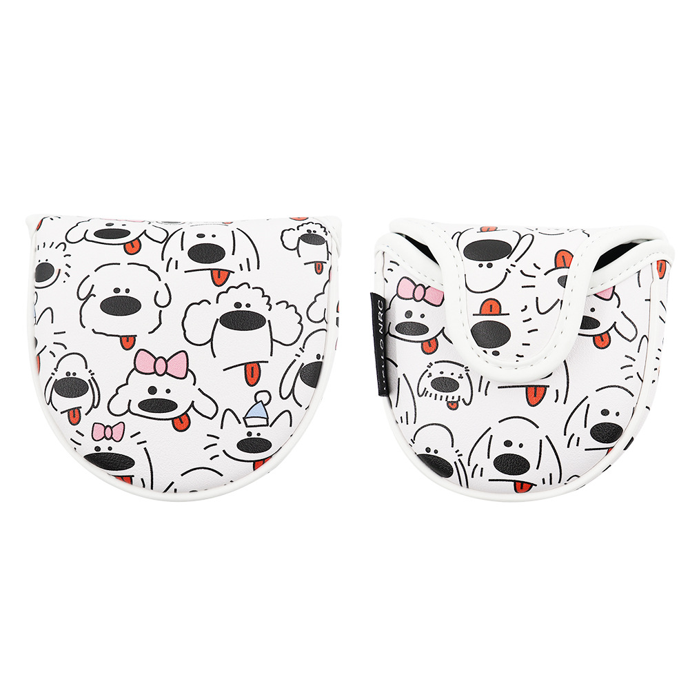 ヘッドカバー 愛犬柄の可愛いヘッドカバー パターカバー