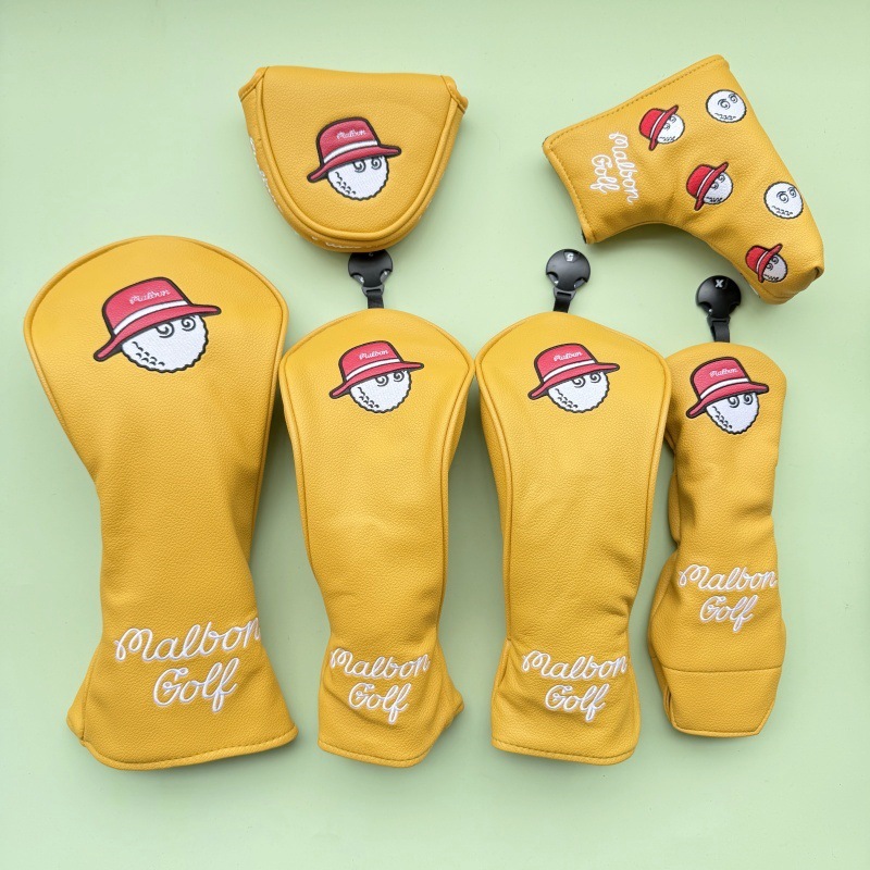 ヘッドカバー パターカバー ゴルフボール柄 おしゃれなパターカバー