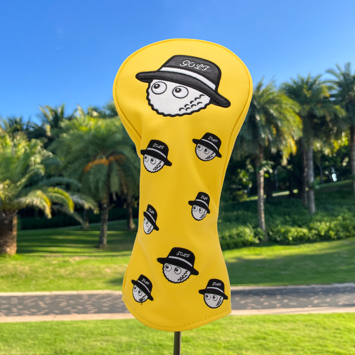 ヘッドカバー ウッドカバー カートゥーン目玉キャラクターカバー