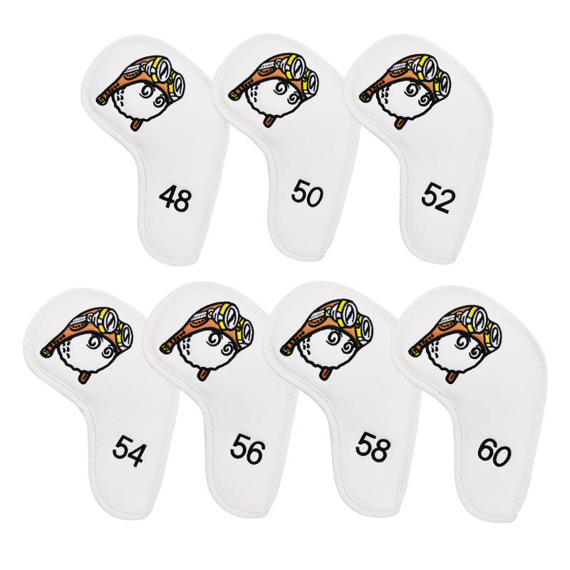 ヘッドカバー パイロット少年キャラクター刺繍アイアンカバー