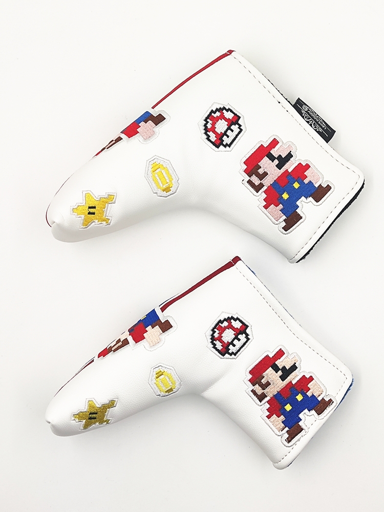 ヘッドカバー ヘッドカバー ゲーム世界の刺繍ドライバーカバー