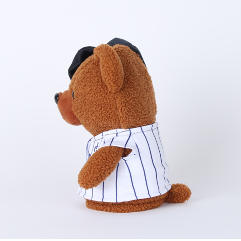 ヘッドカバー ぬいぐるみ野球くまさんウッドカバー