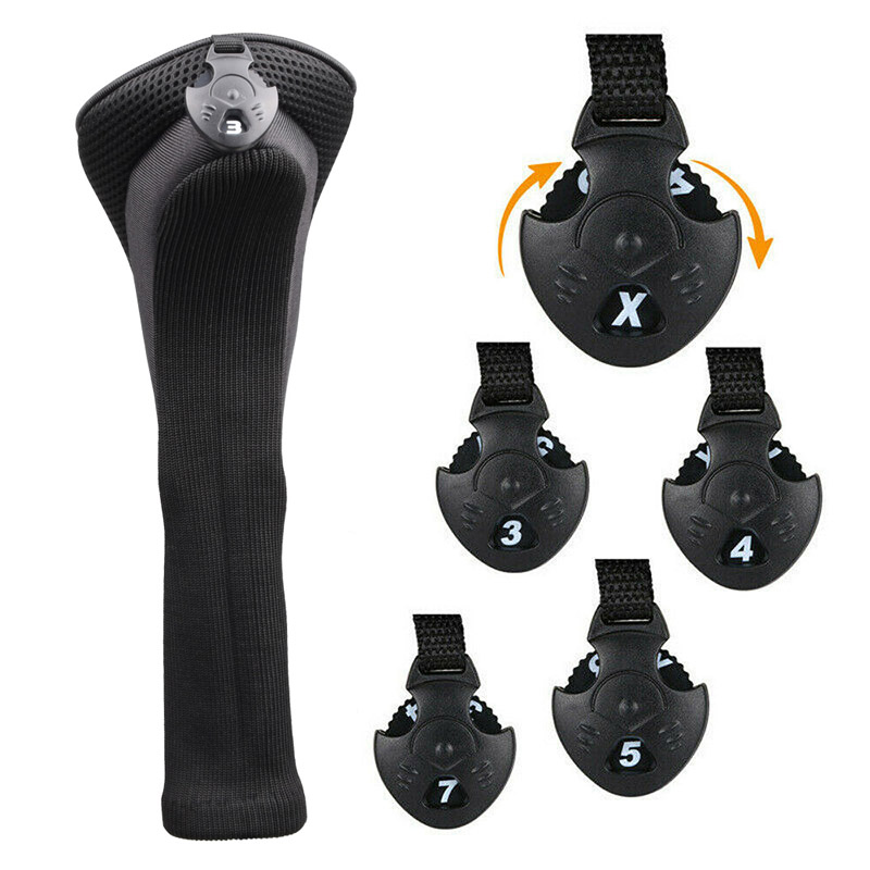 ヘッドカバー 番号識別機能付き多用途ゴルフクラブ保護カバー