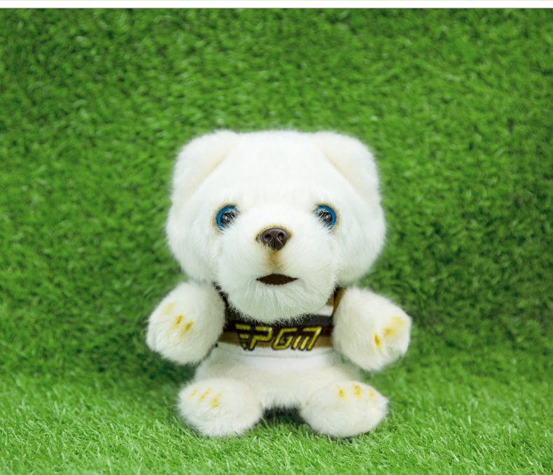 ヘッドカバー ふわもこ動物ウッドカバー