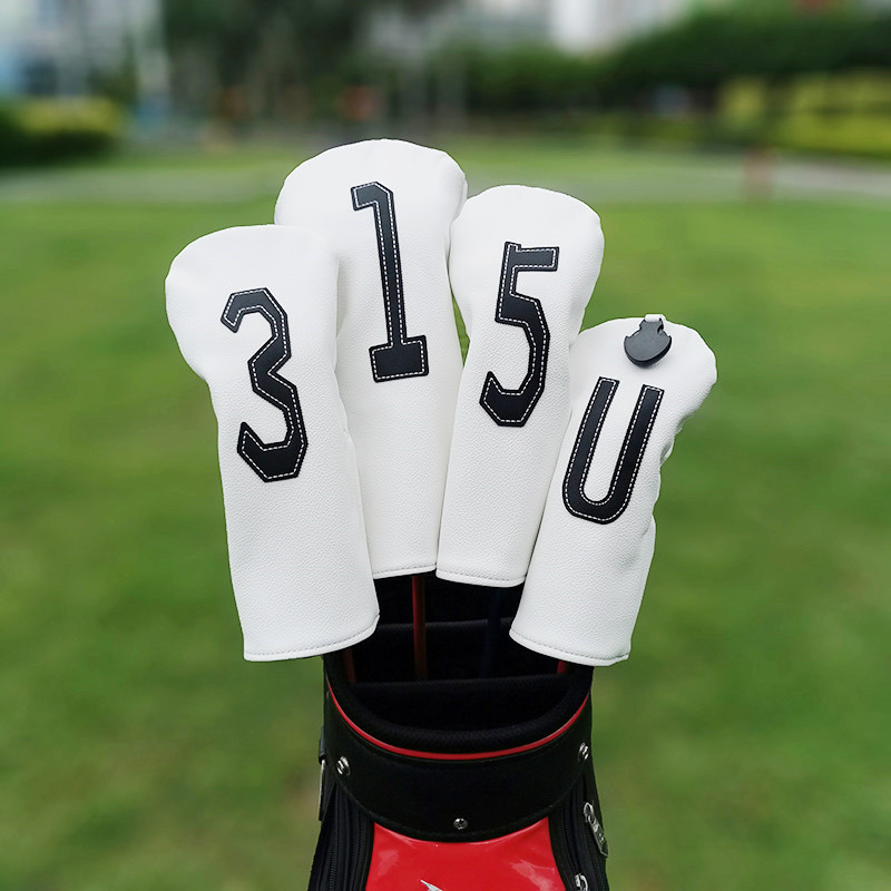 ヘッドカバー 番号刺繍入りユーティリティ対応アイアンカバー