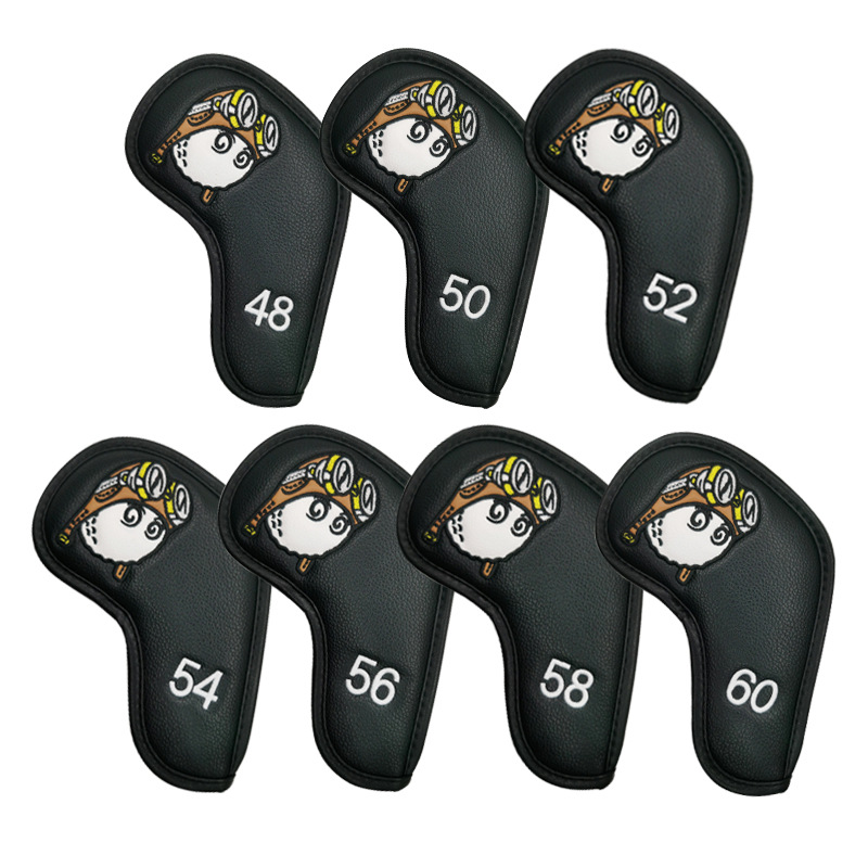 ヘッドカバー パイロット少年キャラクター刺繍アイアンカバー