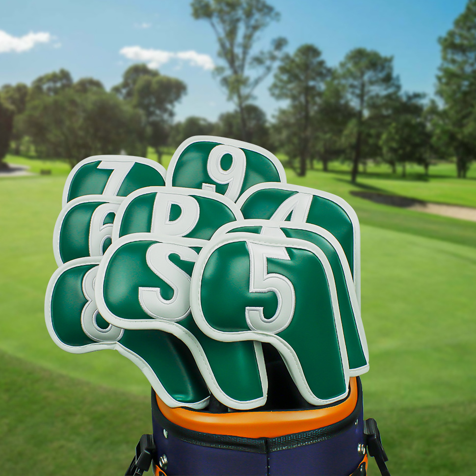 ヘッドカバー 番号刺繍入りアイアンカバー10個セット