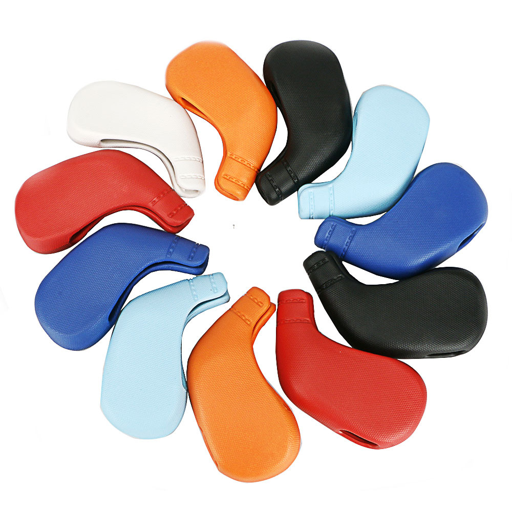 ヘッドカバー 合成皮革型押し加工アイアンカバー単品