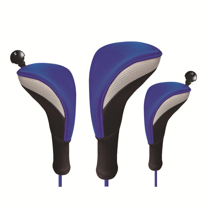 ヘッドカバー 三本組合成皮革製ドライバー用保護カバー