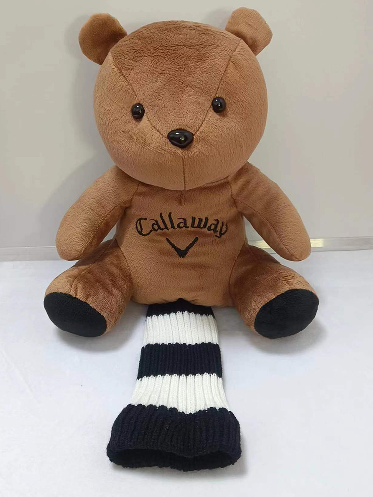 ヘッドカバー ヘッドカバー ふわもこクマさんウッドカバー