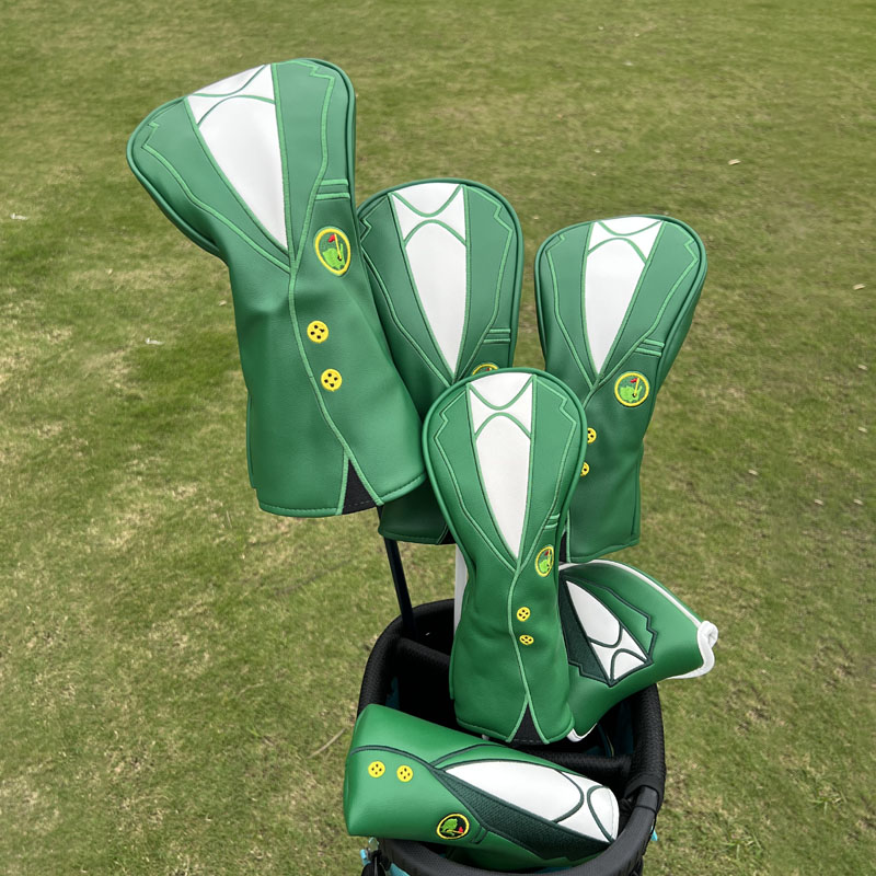 ヘッドカバー 紳士ジャケット風デザインアイアンカバー